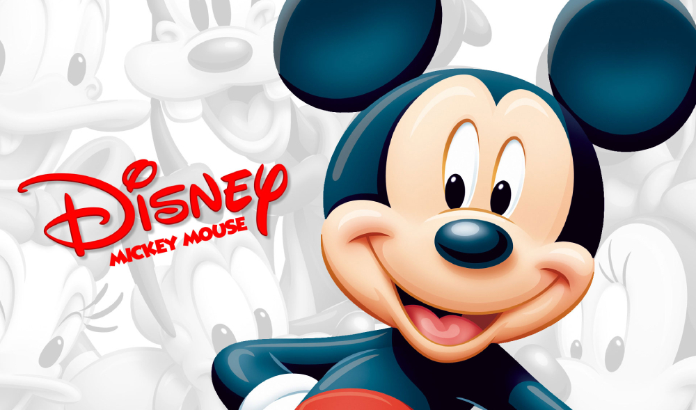 Hình ảnh chú chuột Mickey là biểu tượng của Disney