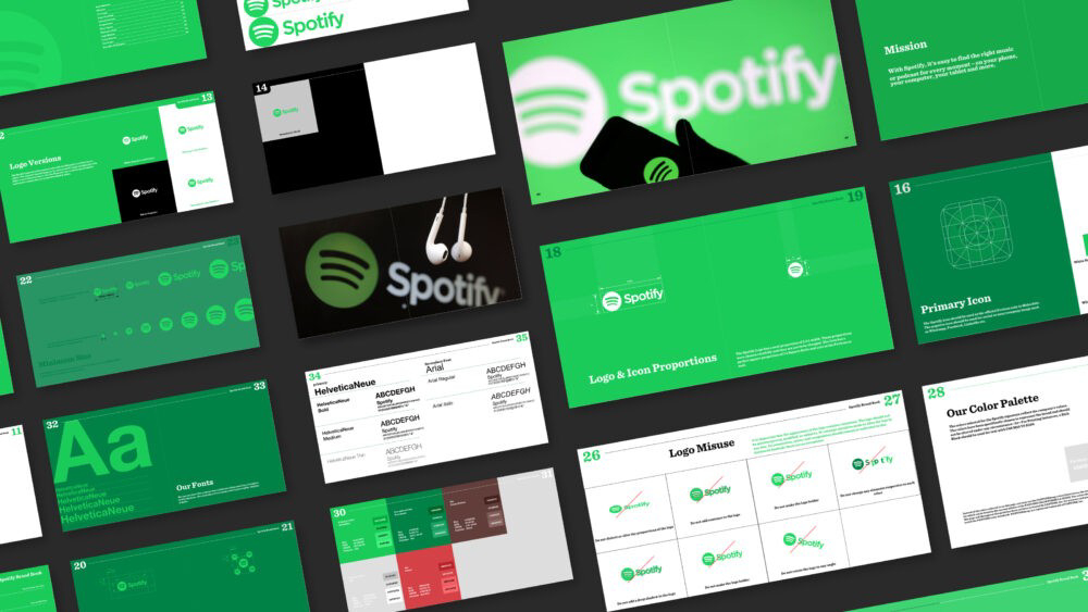 Brand Guideline Examples của Spotify