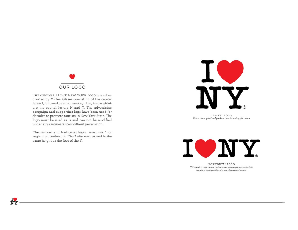 Brand Guideline của I Love New York