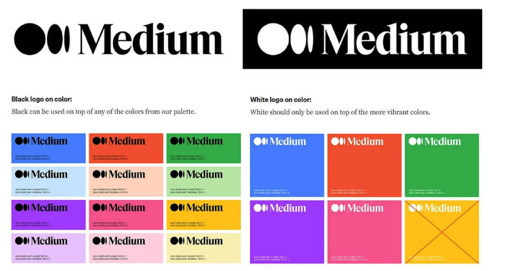 Brand Guideline của Medium