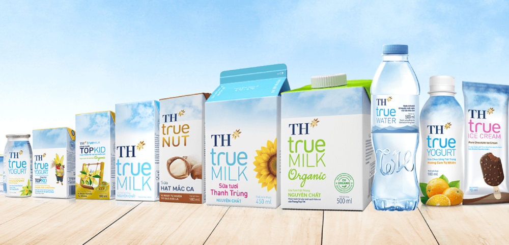 TH True Milk là một trong những đối thủ cạnh tranh nặng ký của Vinamilk