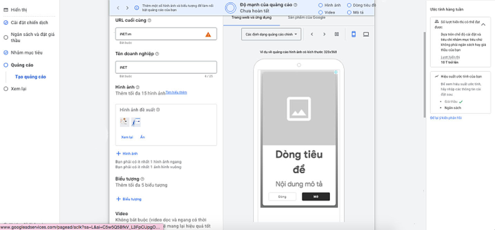 Hoàn tất quy trình chạy quảng cáo Remarketing