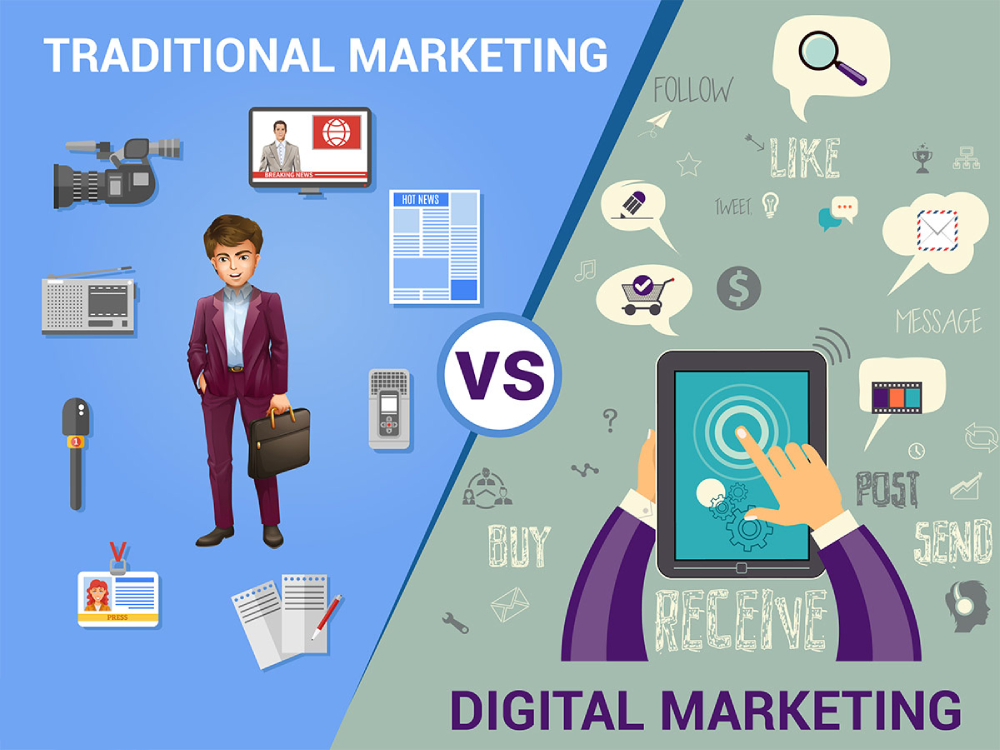 digital marketing và marketing truyền thống