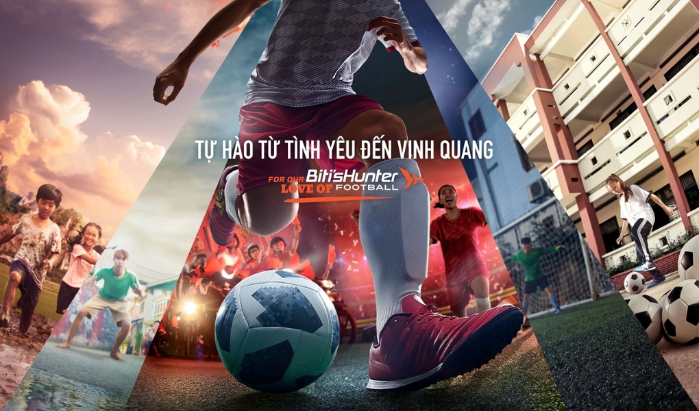 Kết hợp các yếu tố thiết kế khác như Logo và Tagline để hoàn thiện Key Visual.