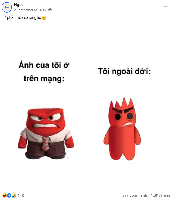 Độ viral của meme sự phẫn nội của người lửa trên MXH - Ngoa 