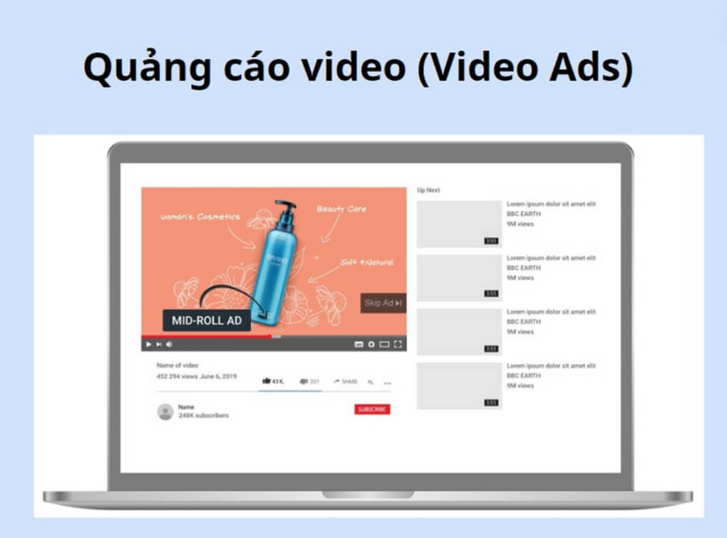 Quảng cáo video