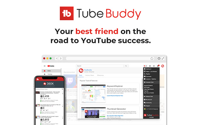 Phần mềm Youtube SEO Tubebuddy.