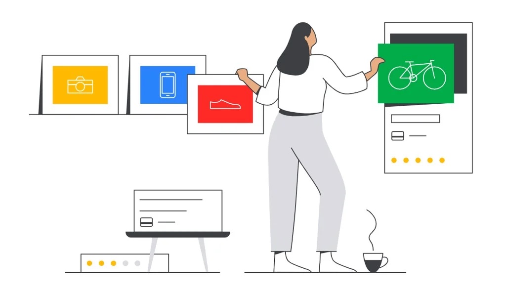 vị trí xuất hiện của Google Smart Shopping